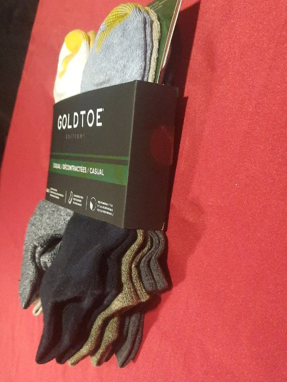 Gold Toe Edition No-Show Casual Socks - Black, Gray, Tan 6 Pack
